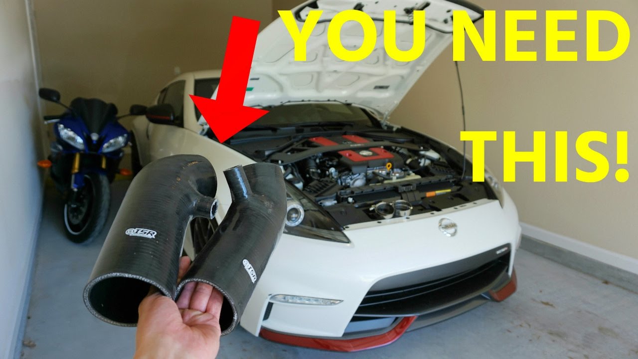 Nissan 370Z Silicone Intake Pipe Installation! *Cheap 370Z Mod*