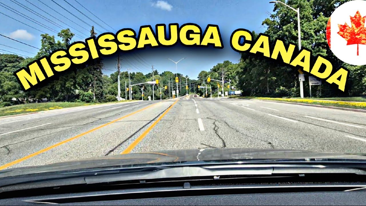 A drive in Mississauga Canada 🇨🇦 | Toronto Drive Tour 4k | Beautiful Drive