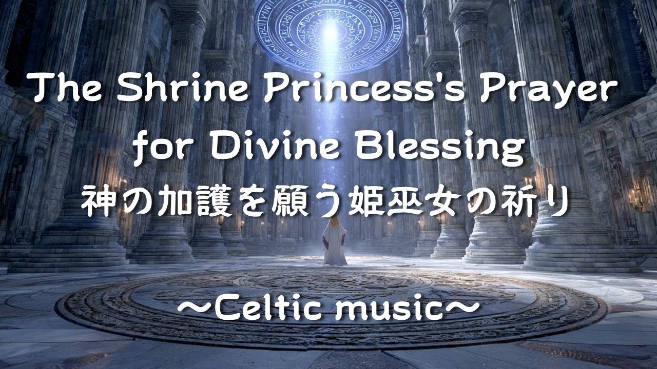 【ケルト音楽✕ファンタジー】神々の加護を請う姫巫女の祈り｜ケルト聖音の作業用BGM・瞑想音楽〜The Shrine Princess’s Prayer for Divine Blessing〜