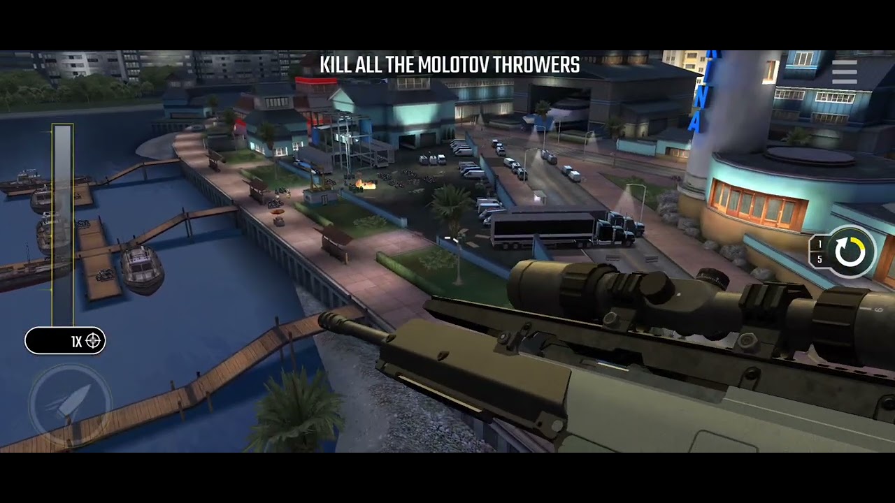 Pure Sniper Z23 Mission 34 A Ship Show Kill All The Molotov Throwers