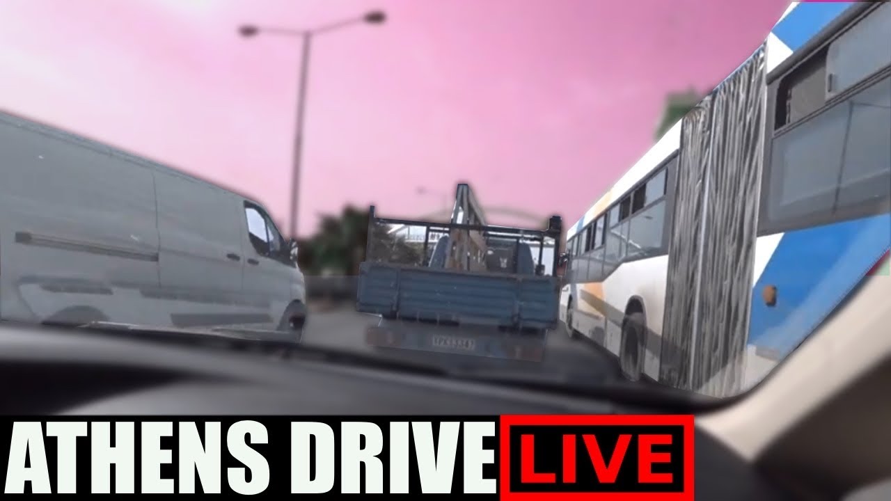 ATHENS DRIVE (GLYFADA TO PALAIO FALIRO) 🚗🇬🇷