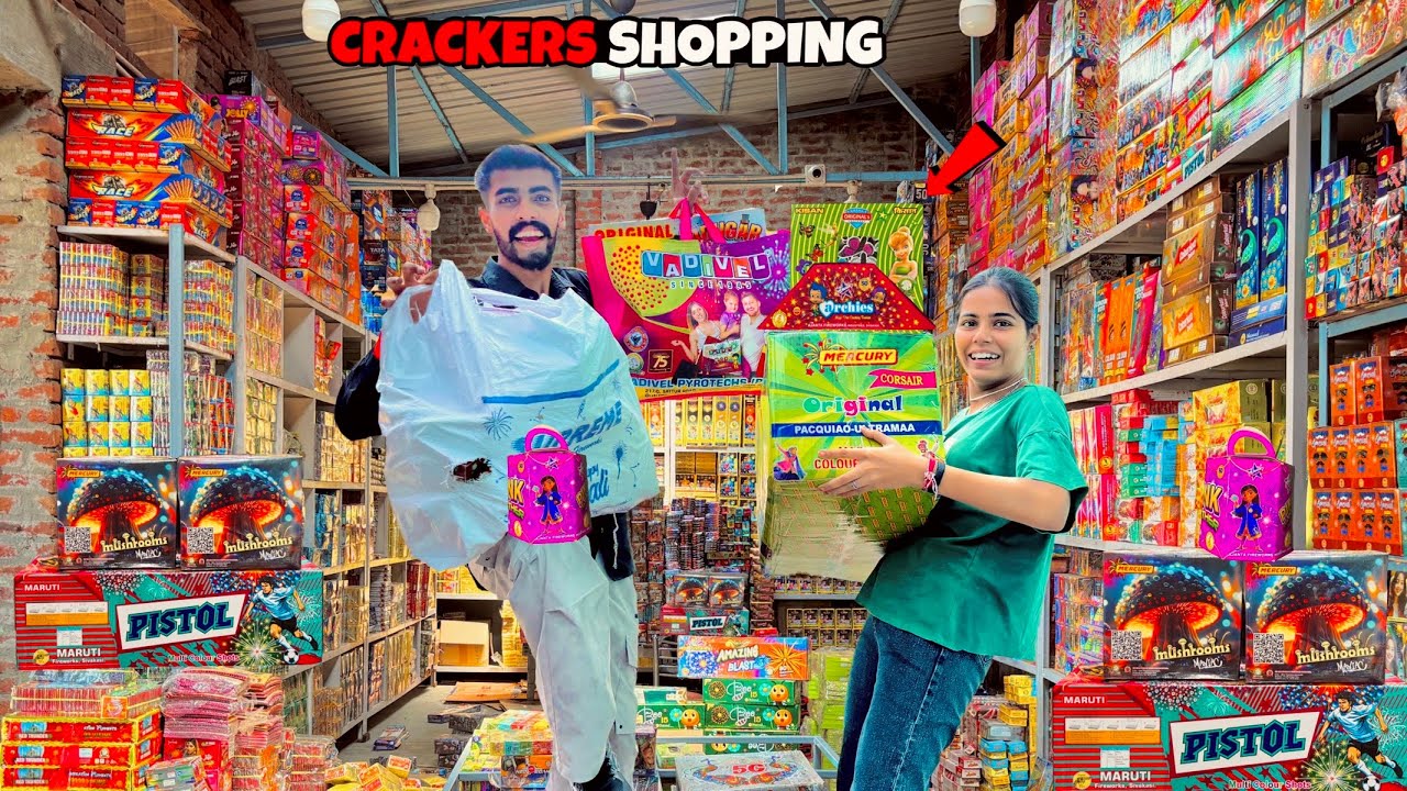 Crackers Shopping 2025 | Diwali Crackers Testing | Patakhe Ki Video | Yogesh 01