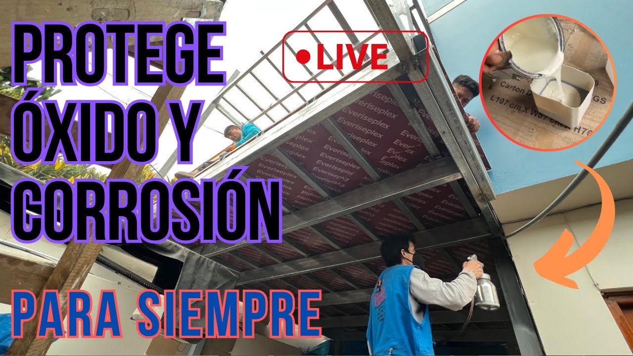 Cómo pintar con base epóxica una estructura metálica y proteger de la corrosión, óxido y salitre 🗼