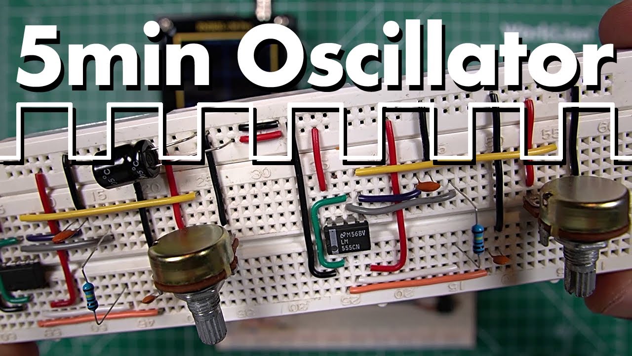 Simple DIY Oscillator FROM SCRATCH!