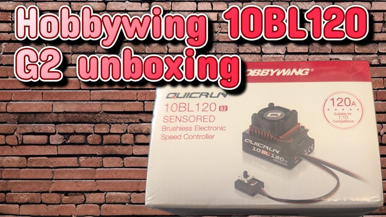 Распаковка Hobbywing 10BL120 G2