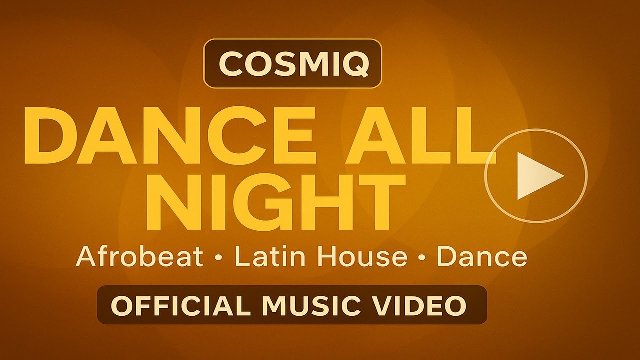 Cosmiq - Dance All Night &ndash; Official Music Video