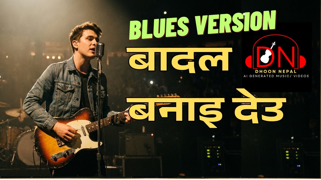AI Cover|| Badal Banai Deu (बादल बनाइ देउ) Dipak Kharel || Nepali AI Blues V|| AI Cover Song