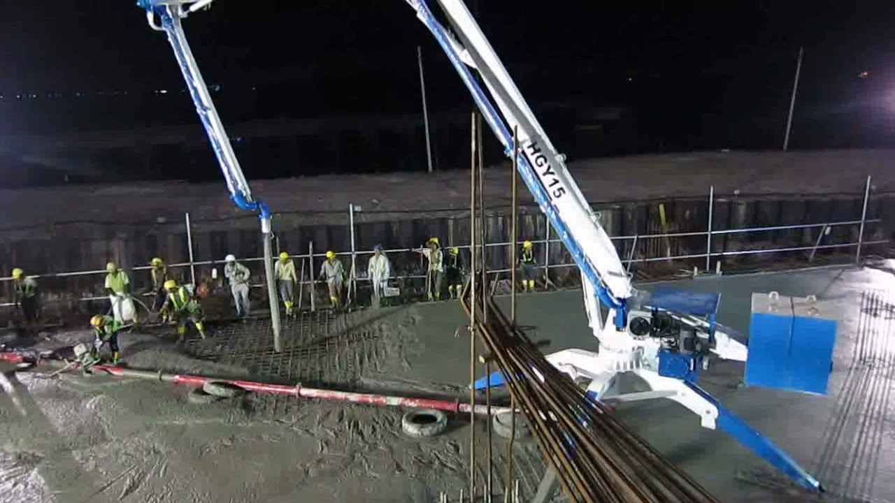 HGY15 Spider concrete placing boom