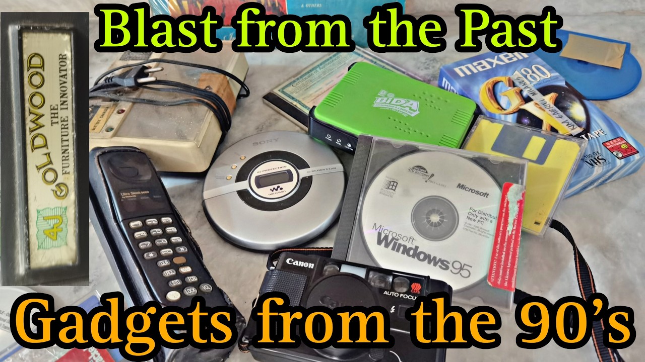 90's Era Preserved Gadgets - Blast From The Past - #90s