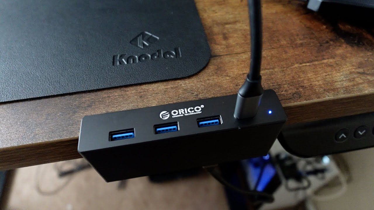 ORICO USB Hub 3.0, Clamp USB Hub Review | COMPUTER DESK ACCESSORIES