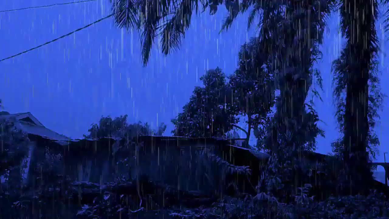 Peaceful Rainstorm at Night – 3 Hour Sleep Sounds