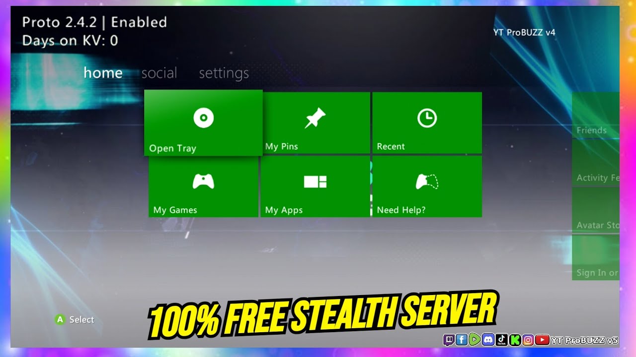 SHOWCASE PROTO STEALTH SERVER FREE FOR RGH    JTAG XBOX 360