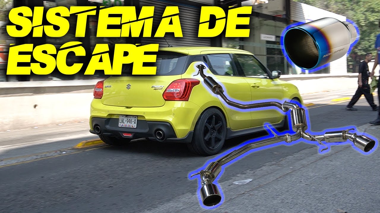 Instalamos SISTEMA DE ESCAPE al SWIFT SPORT