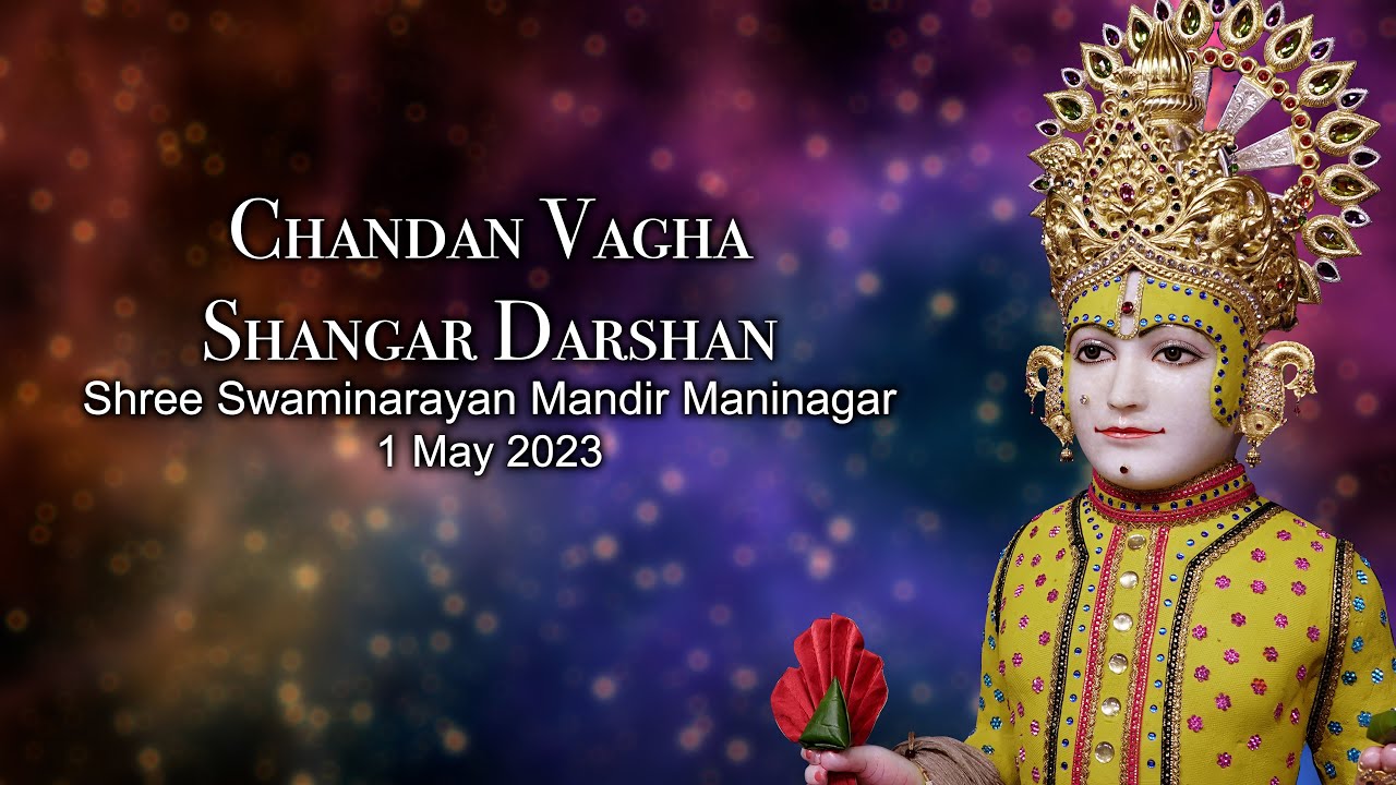 #Chandan Vagha #Ekadashi #Shangar #Darshan at #ManinagarMandir #sgadimaninagar #swaminarayangadi