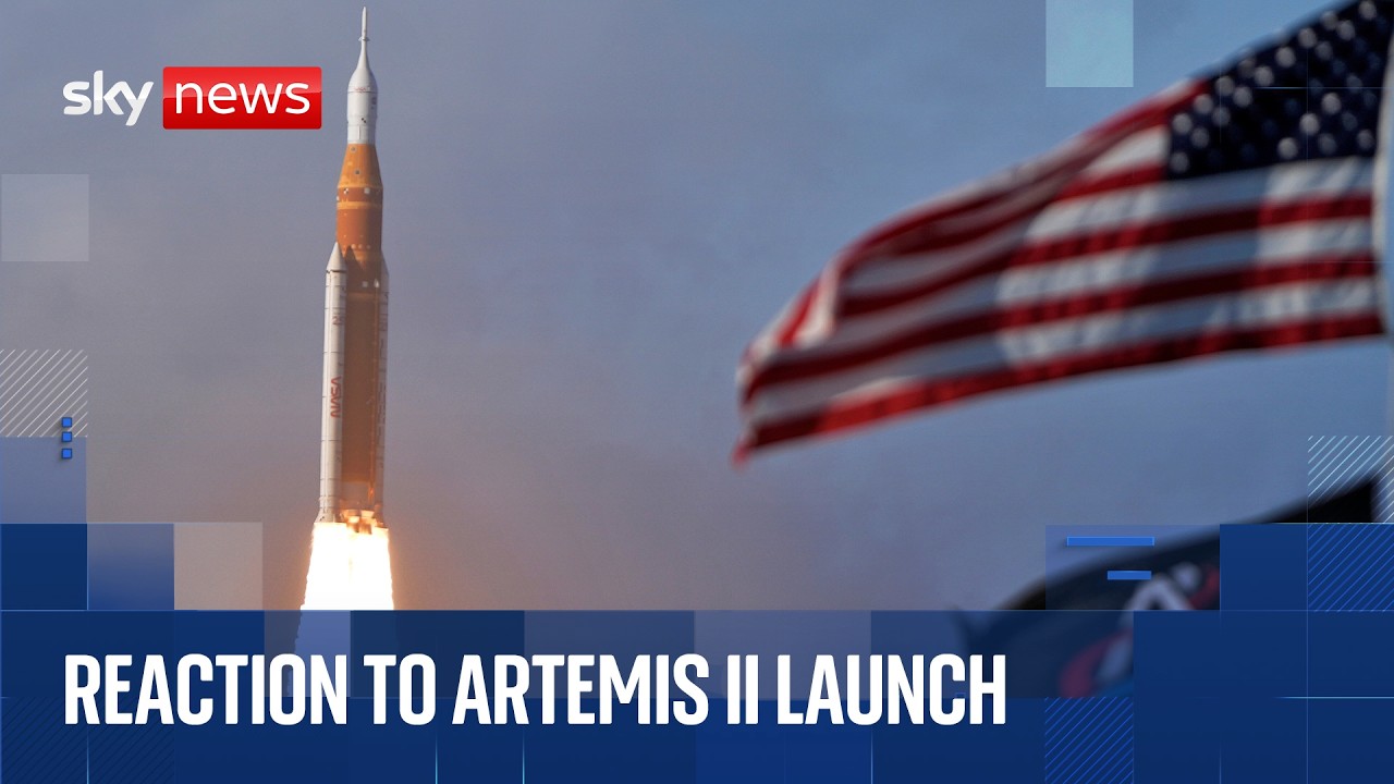 Reaction to NASA's Artemis II launch | Sky News coverage