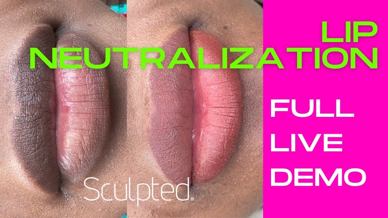 Lip NEUTRALIZATION Tattoo- FULL PROCEDURE -Carla Ricciardone