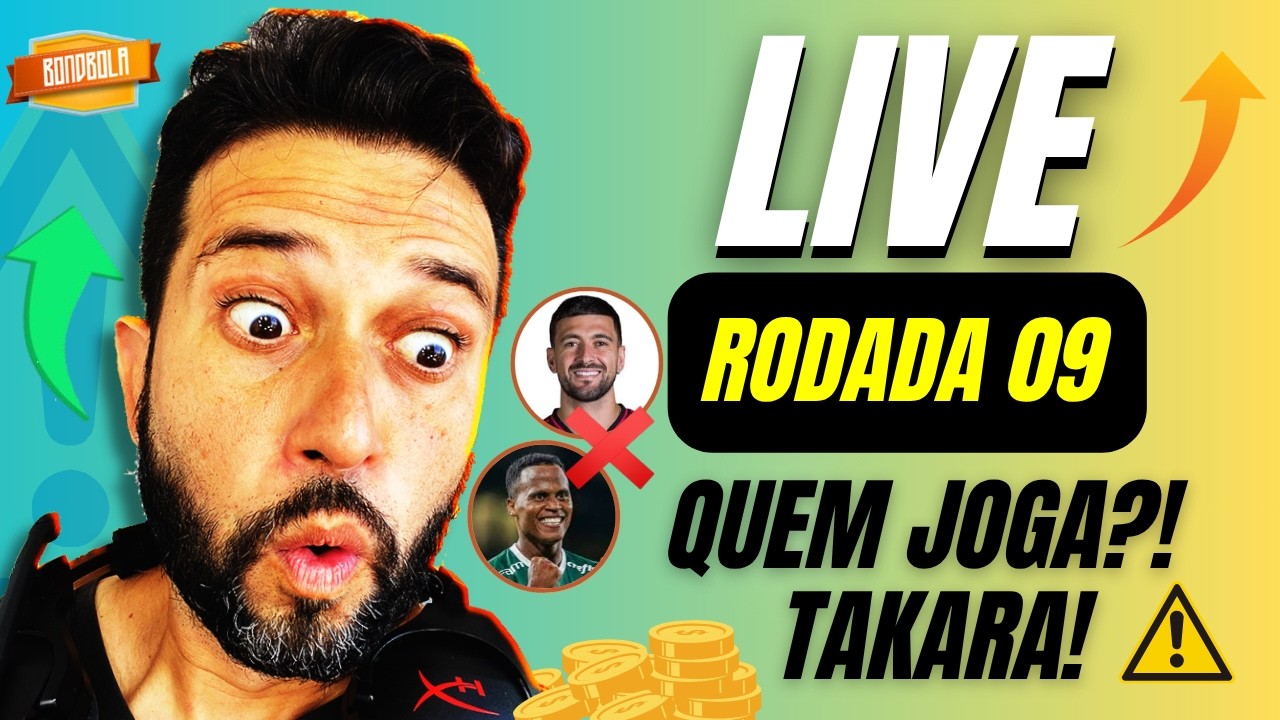 🔴LIVE CARTOLA FC 2026 |   RODADA #9 | T&Aacute; DIF&Iacute;CIL! DATA FIFA E DESFALQUES!
