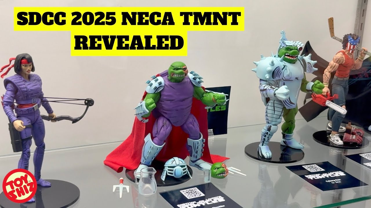 2025 SDCC NECA TMNT & SESAME STREET REVEALS