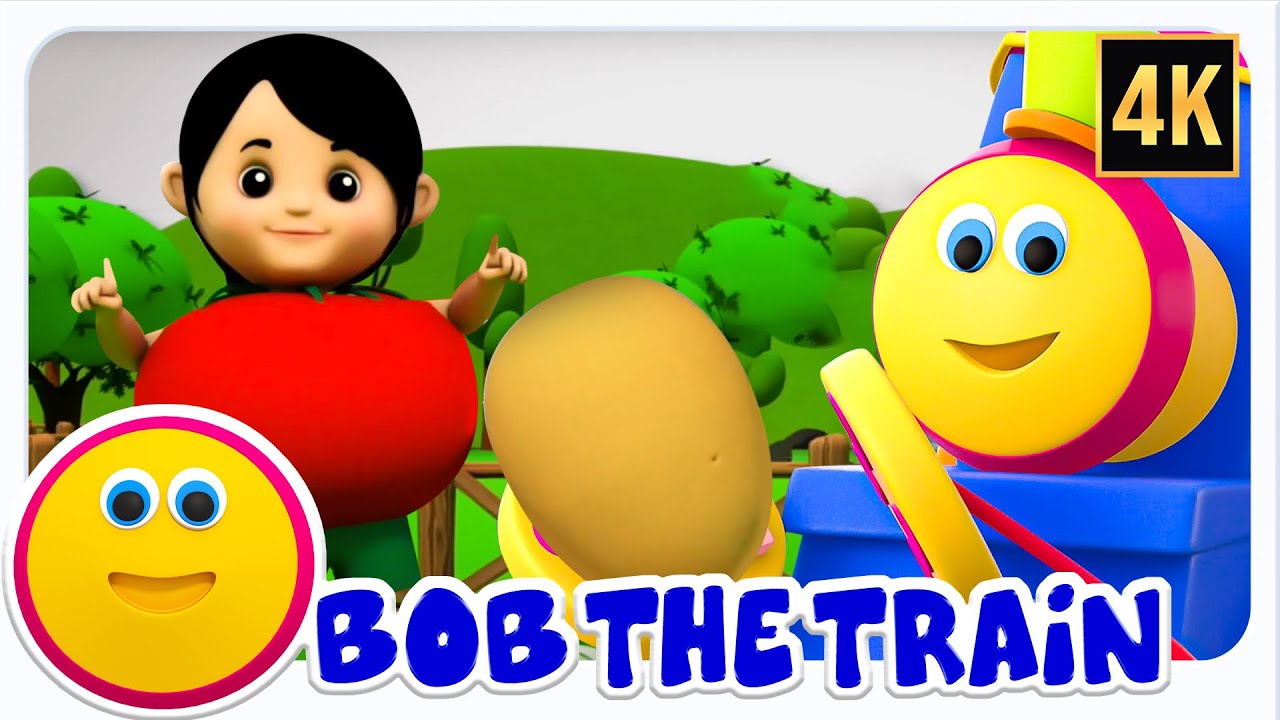 Bob légumes train | noms de légumes en français pour enfants | Bob Vegetables Train | Bob The Train