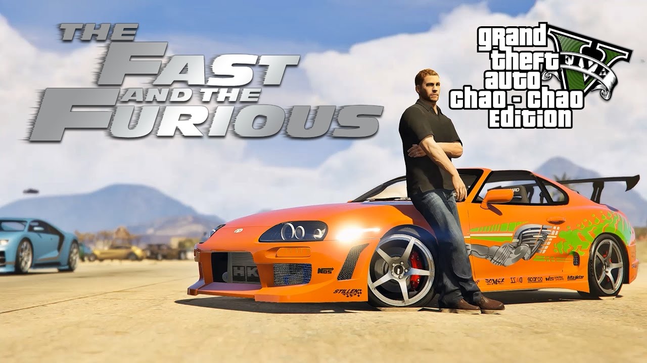 GTA 5 - Брайан О'Коннор восстановил свою старую Toyota Supra / Пол Уокер / Форсаж / Paul Walker