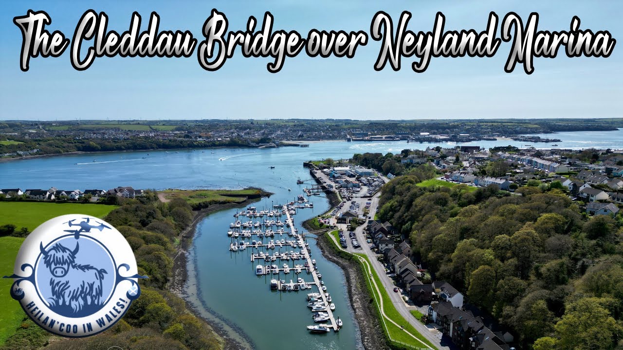 The Cleddau Bridge over Neyland Marina