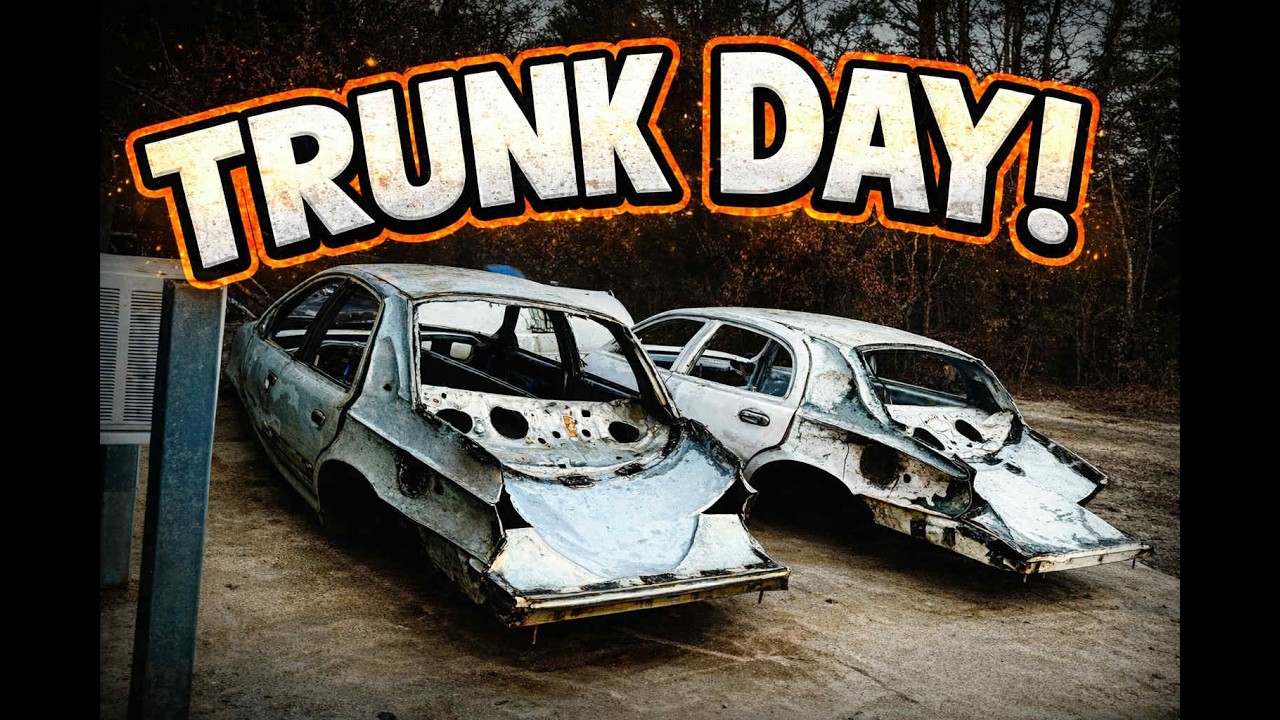How to do a demolition derby car trunk