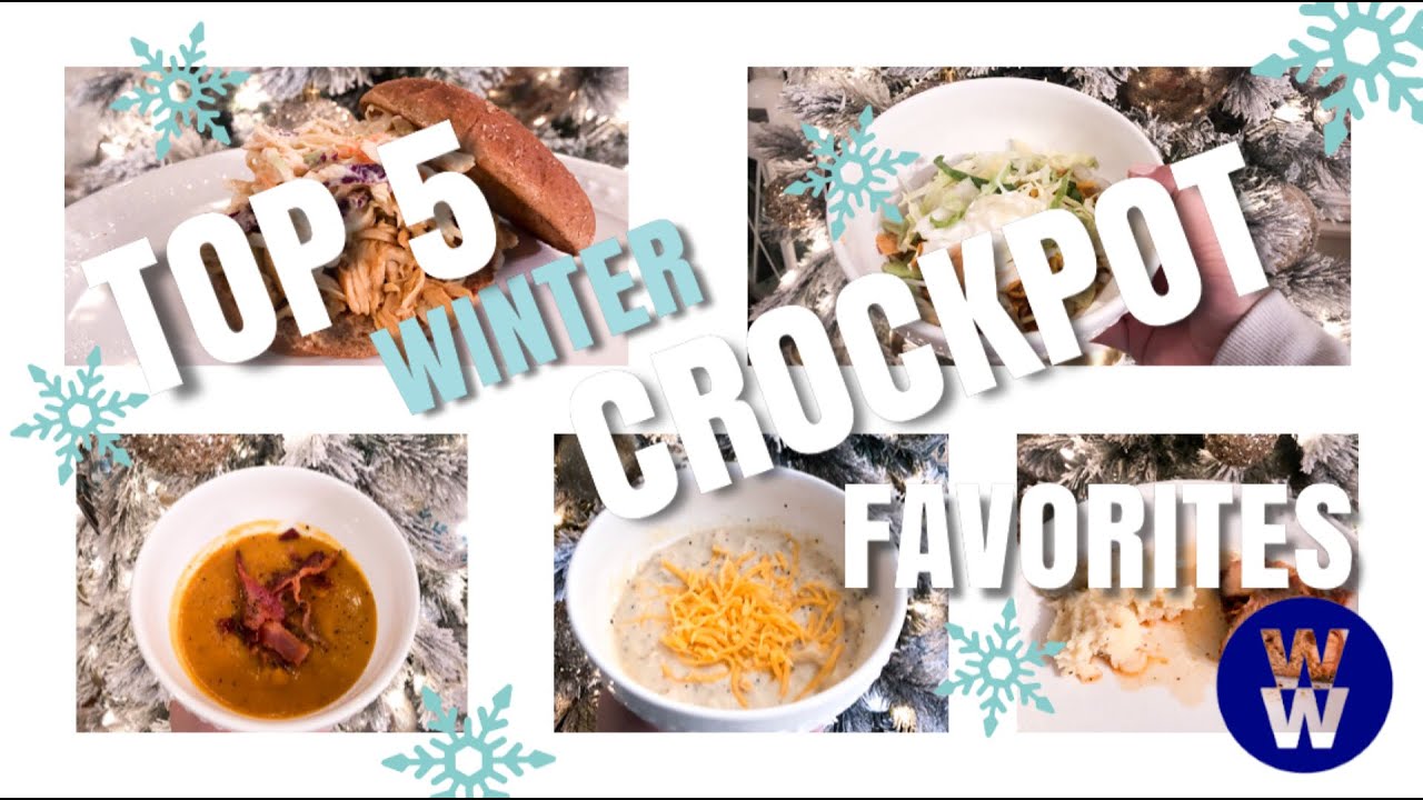 WW EASY CROCKPOT MEALS// Top 5 Winter Favorites
