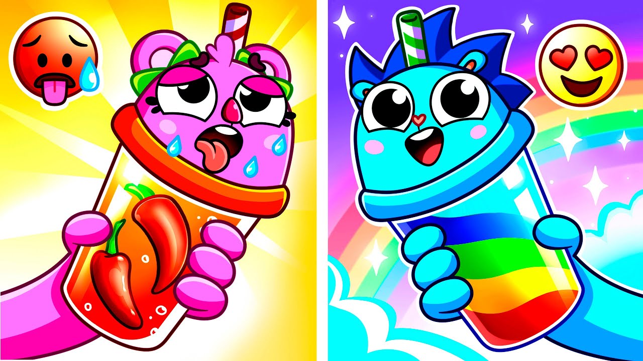 Yummy Rainbow Juice 🌈 Choice Your Favourite Color ✨ Kids Songs And Nursery Rhymes by Baby Zoo Story