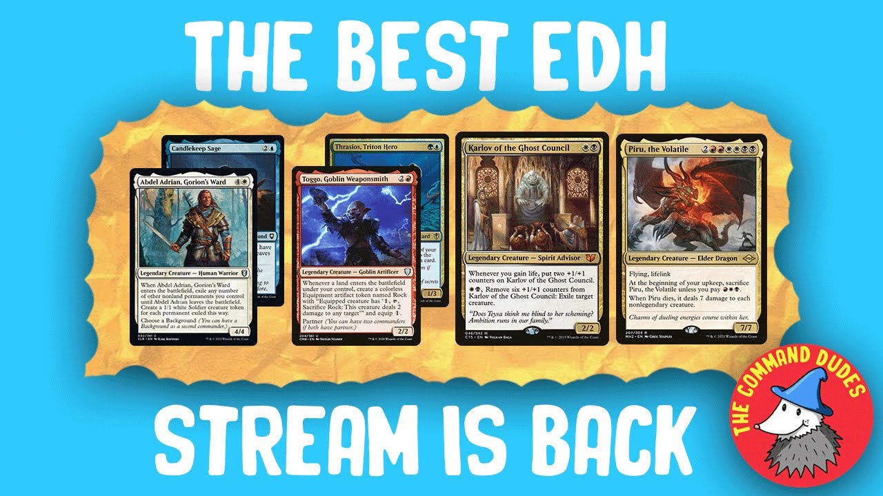 Abdel//Candlekeep vs Toggo//Thrasios vs Karlov vs Piru | Magic: the Gathering edh gameplay