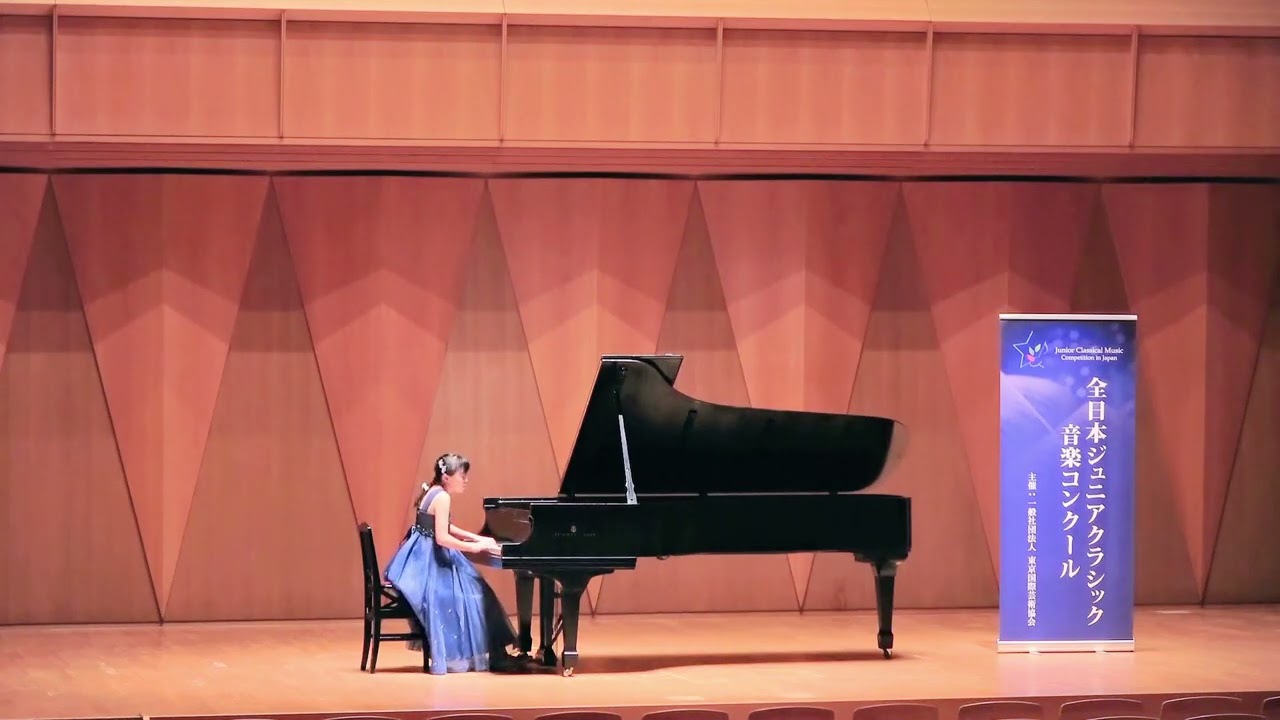 第47回全日本ジュニアクラシック音楽コンクール 小学5年生部門  全国大会第4位　ベルコヴィッチ パガニーニの主題による変奏曲　repeatありfull　　　