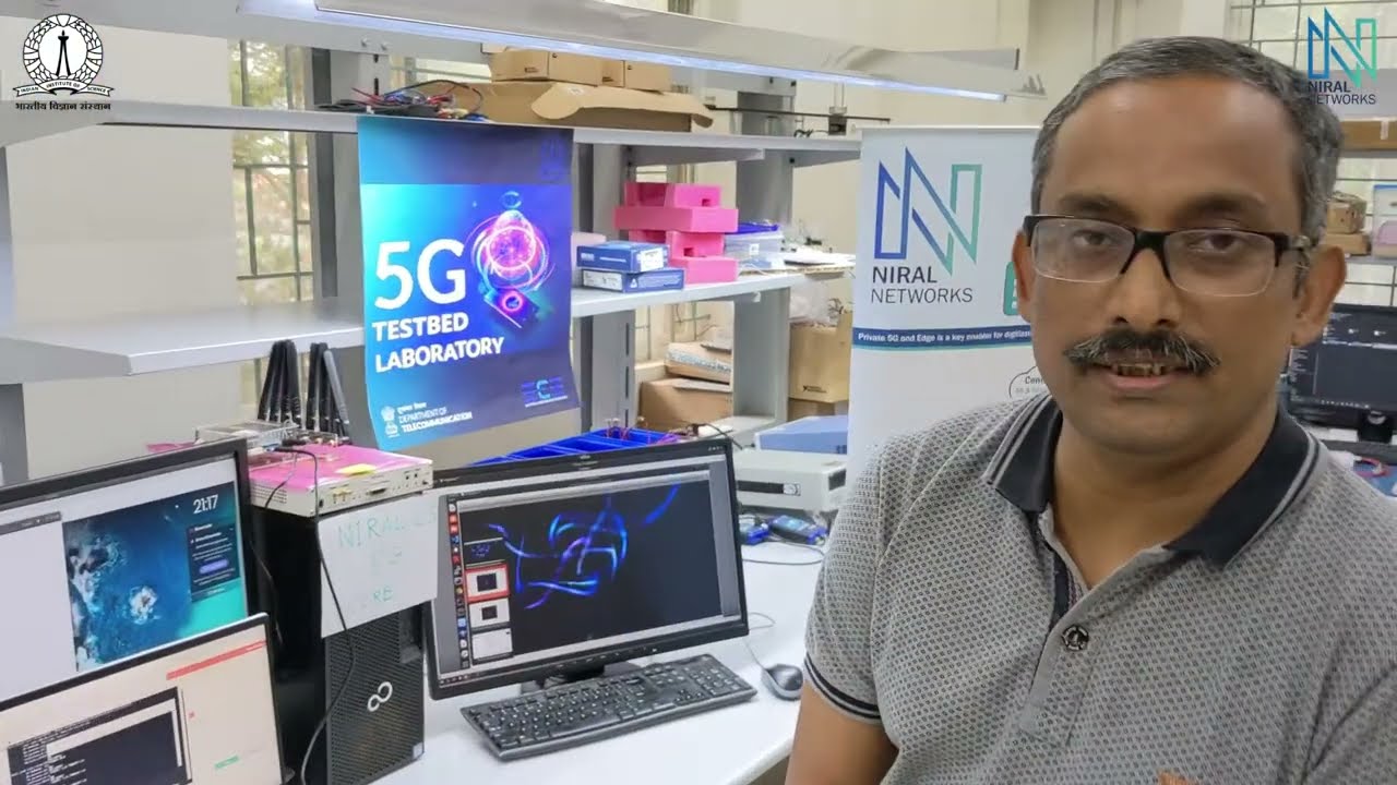 Demonstration of Private 5G using IISc RAN and Niral 5G Core