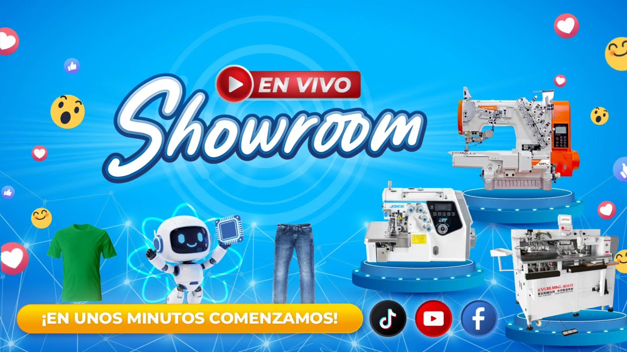 SHOWROOM DE MAQUINARIA PARA LA CONFECCIÓN DE JEANS Y ROPA INDUSTRIAL 👖⚙️