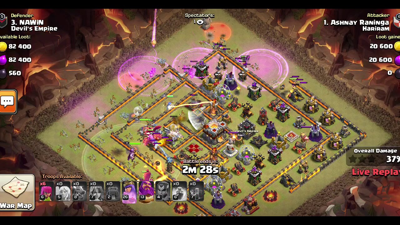 Best war win! Devil's Empire vs Hariram  - CLASH OF CLANS