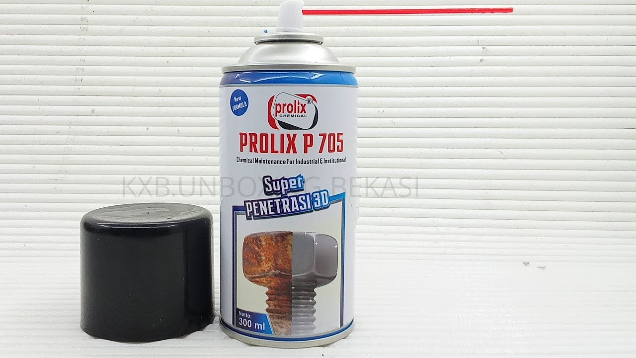 Rp. 13.837,- Unboxing + Test PROLIX P 705 300ml Penetrating Oil dari Shopee LAKU SPAREPART_ID