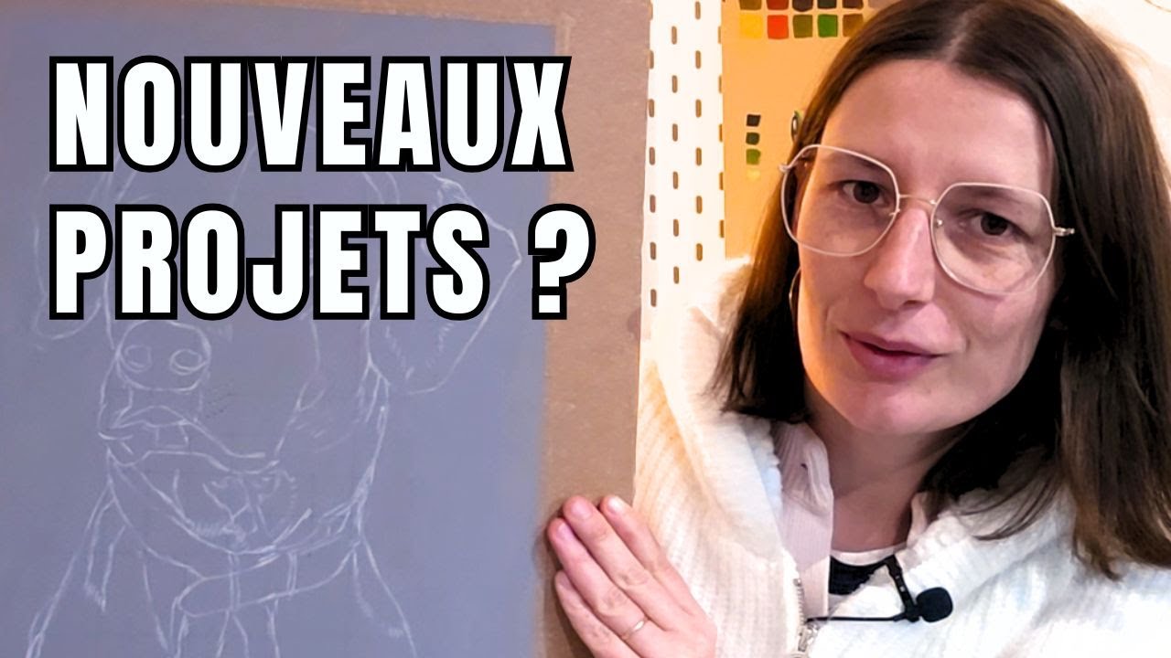 Nouveau Projet pastel sec et à venir !