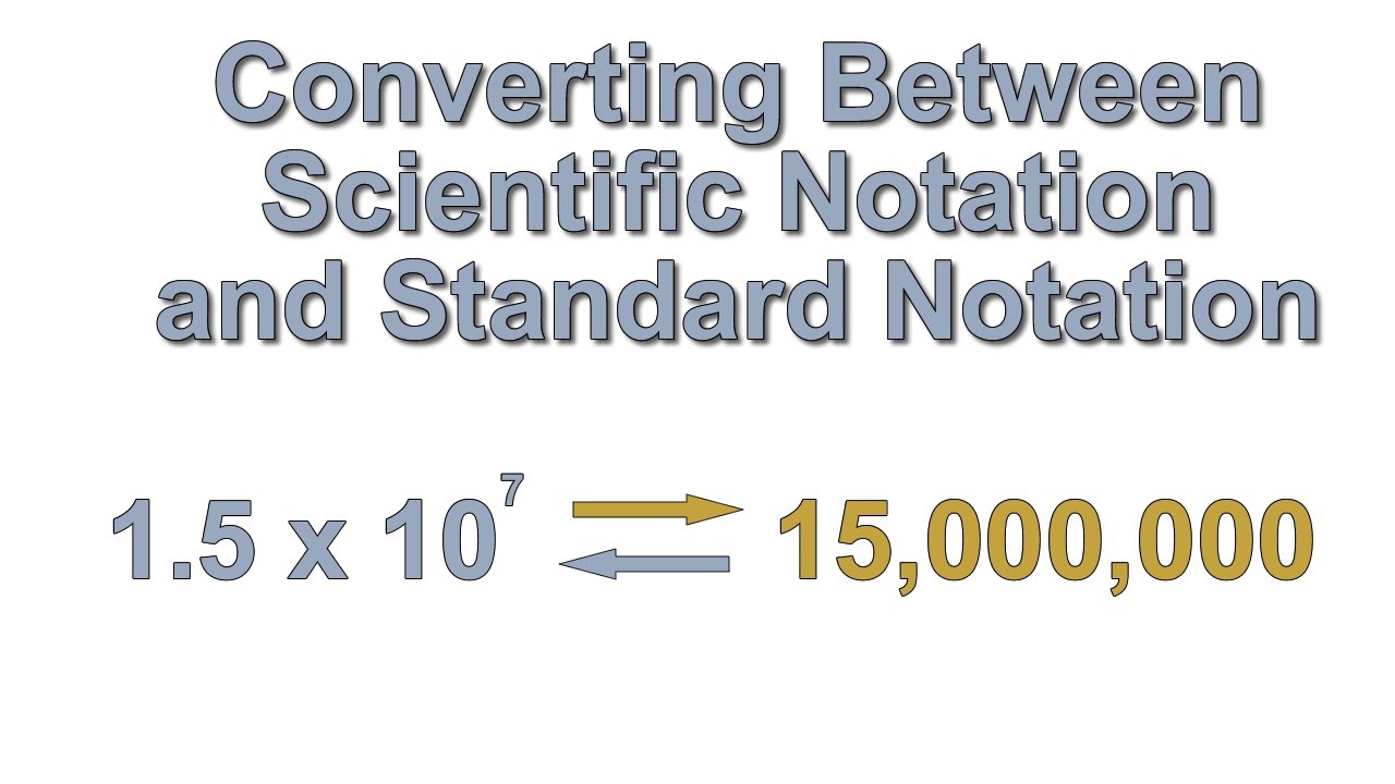converting between scientific notation and standard notation (v20.4a)
