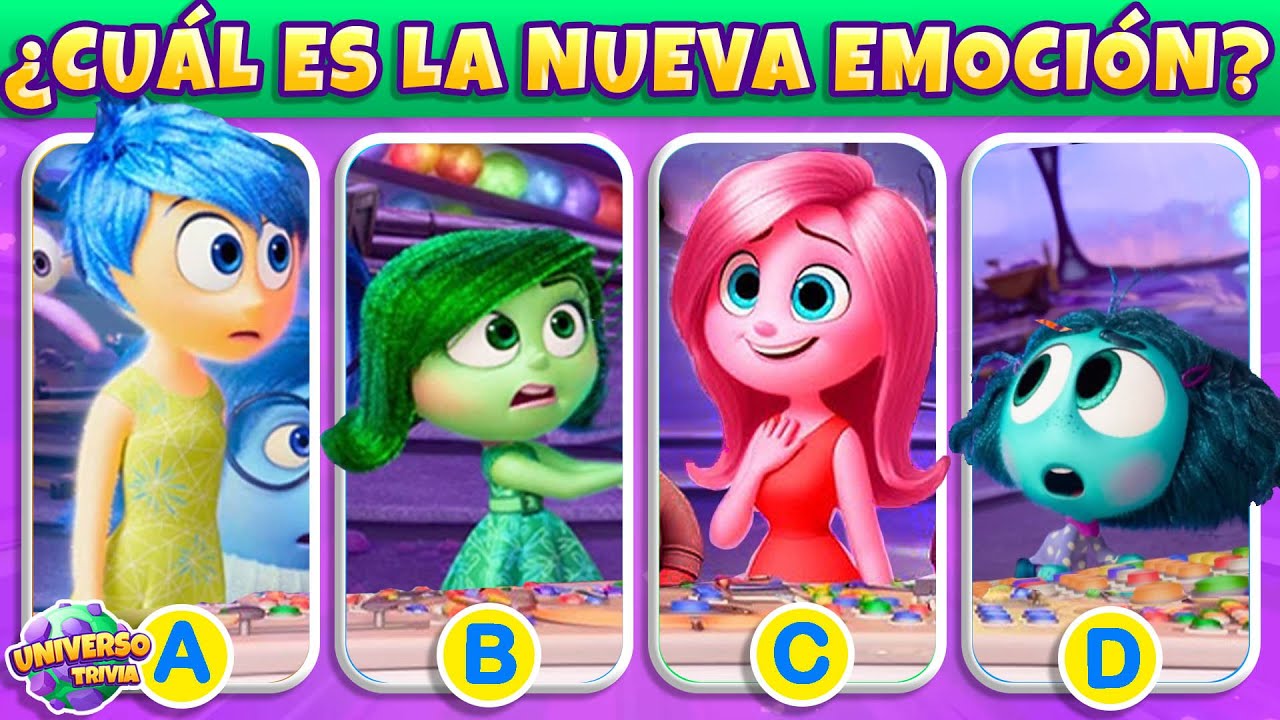 Juegos INTENSAMENTE 3 ❤️ Amor, Alegría, Desagrado, Ansiedad | Pon a Prueba tus Conocimientos