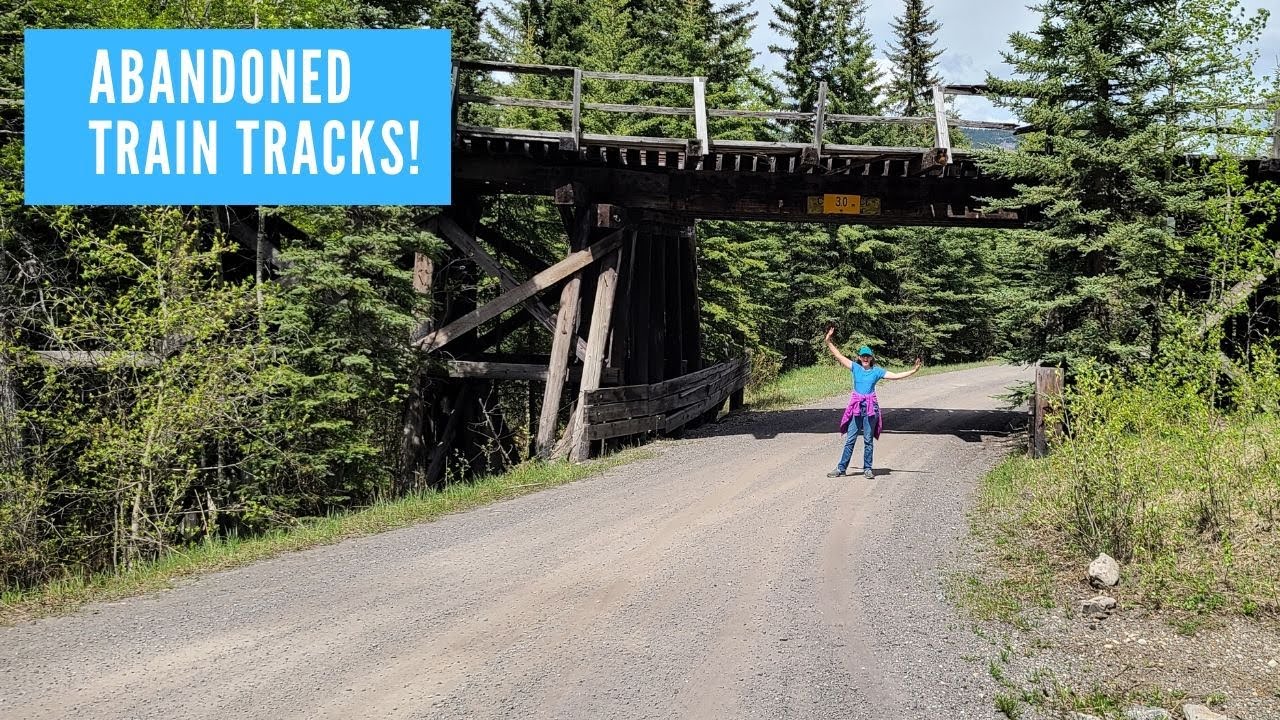 Abandoned Train Tracks at the Ghost Town Nordegg, Alberta (Episode 156)