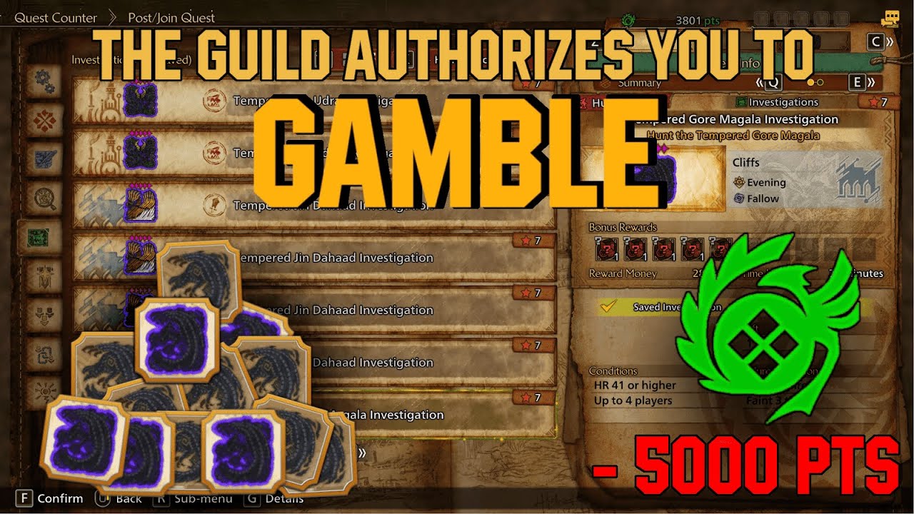 The Obnoxious Way You Get Tempered Investigations | MH Wilds