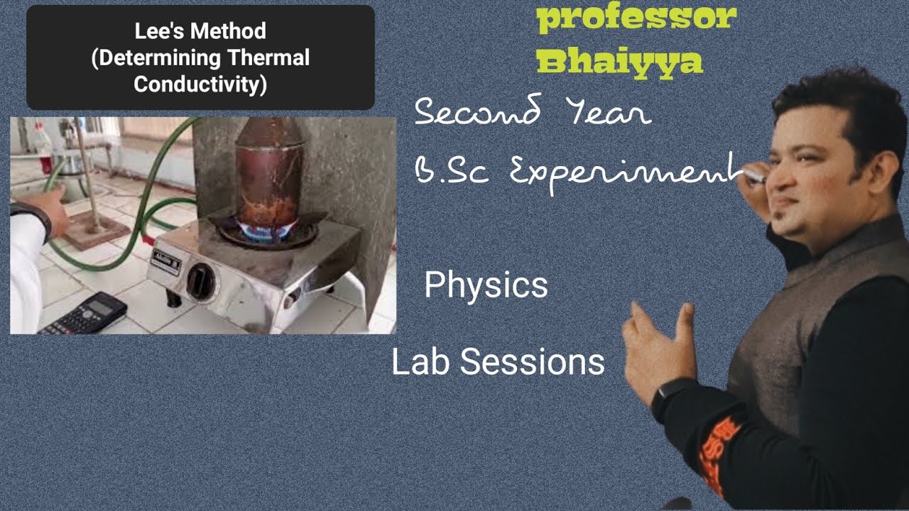 Lee's Method: Thermal Conductivity | B.Sc & Engg | Physics Lab Practical Expt | Professor Of Science