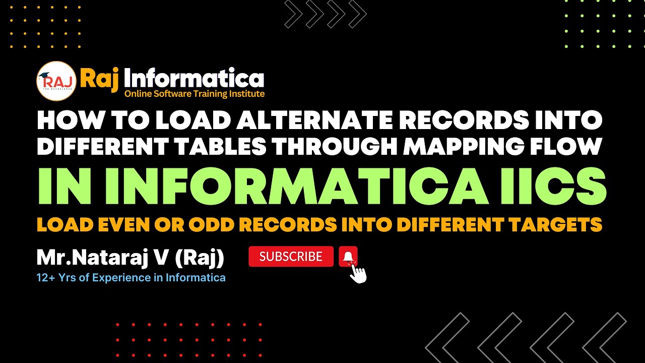 How to load Alternative records to 2 targets in Informatica IICS / IDMC , Load Even and Odd Records