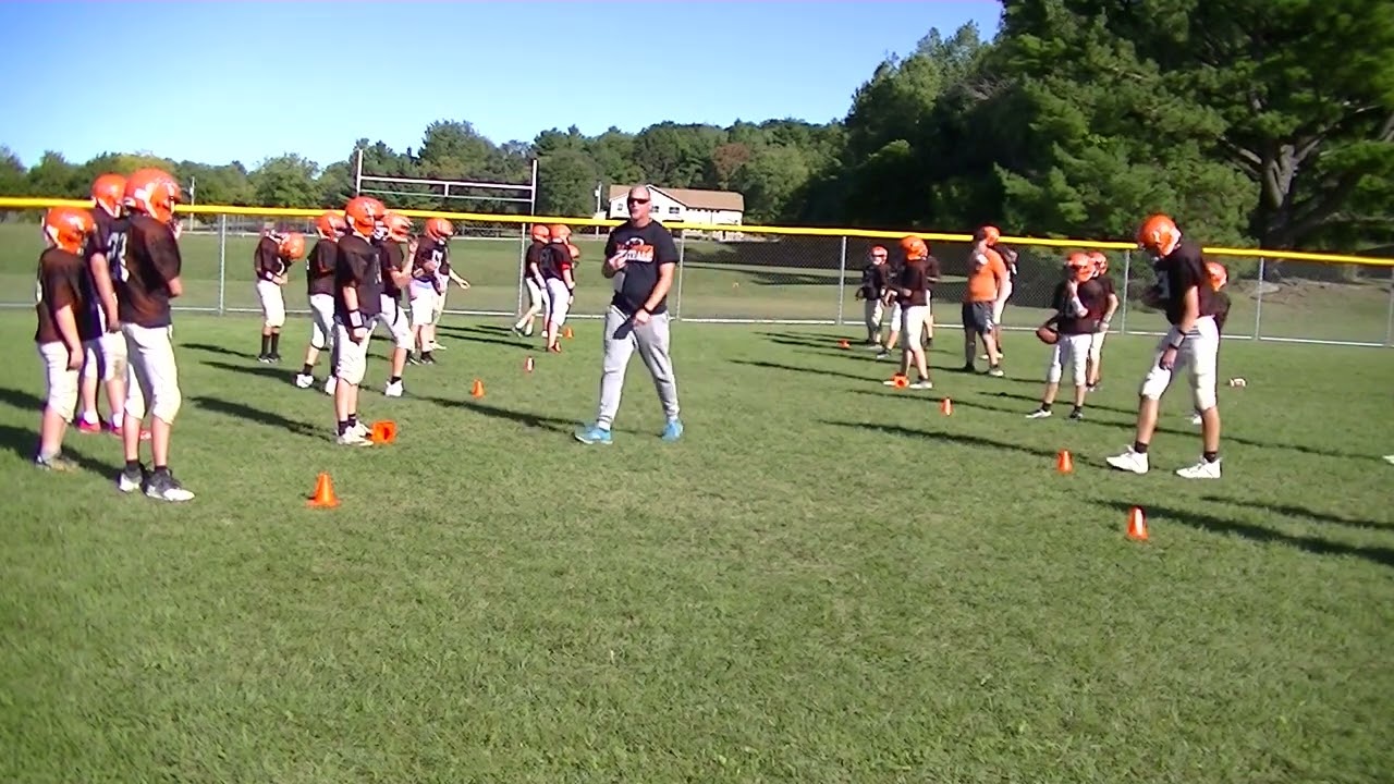 Football Tackling Drills :: Short Area One-on-One