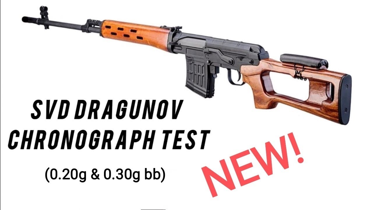 SVD Dragunov New Chronograph Test (More Fps & Joule)