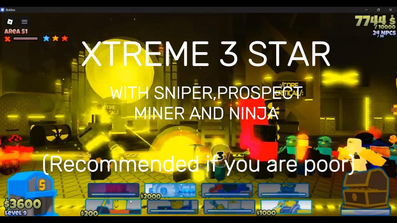 Xtreme 3 Star [ The Battle Bricks] Guide No Operator