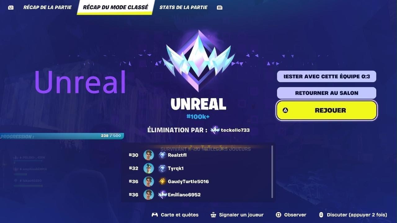 Je passe Unreal sur Fortnite
