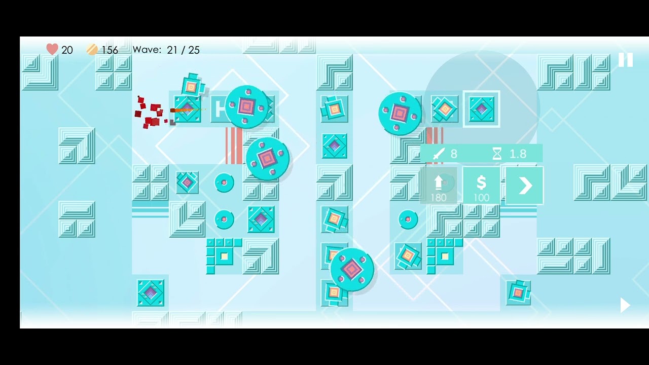 Mini TD 2. Level 160. Walkthrough.