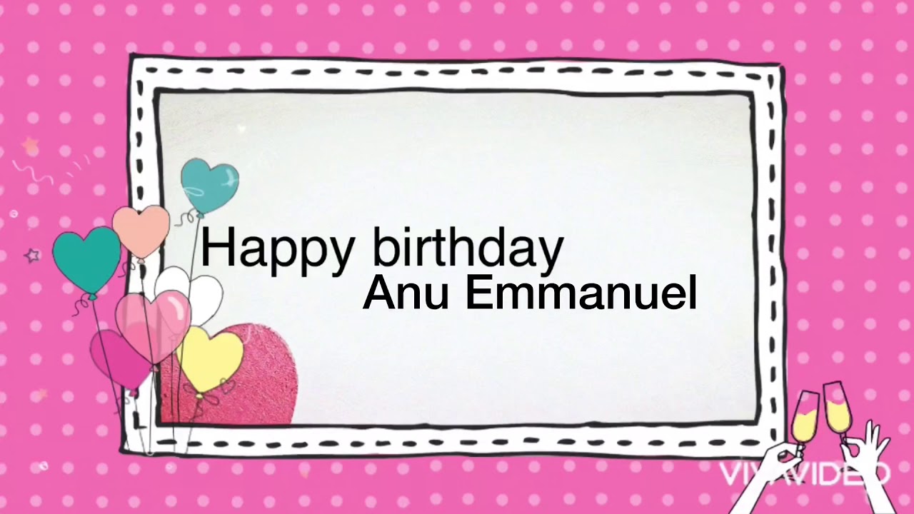 Happy Birthday Anu Emmanuel