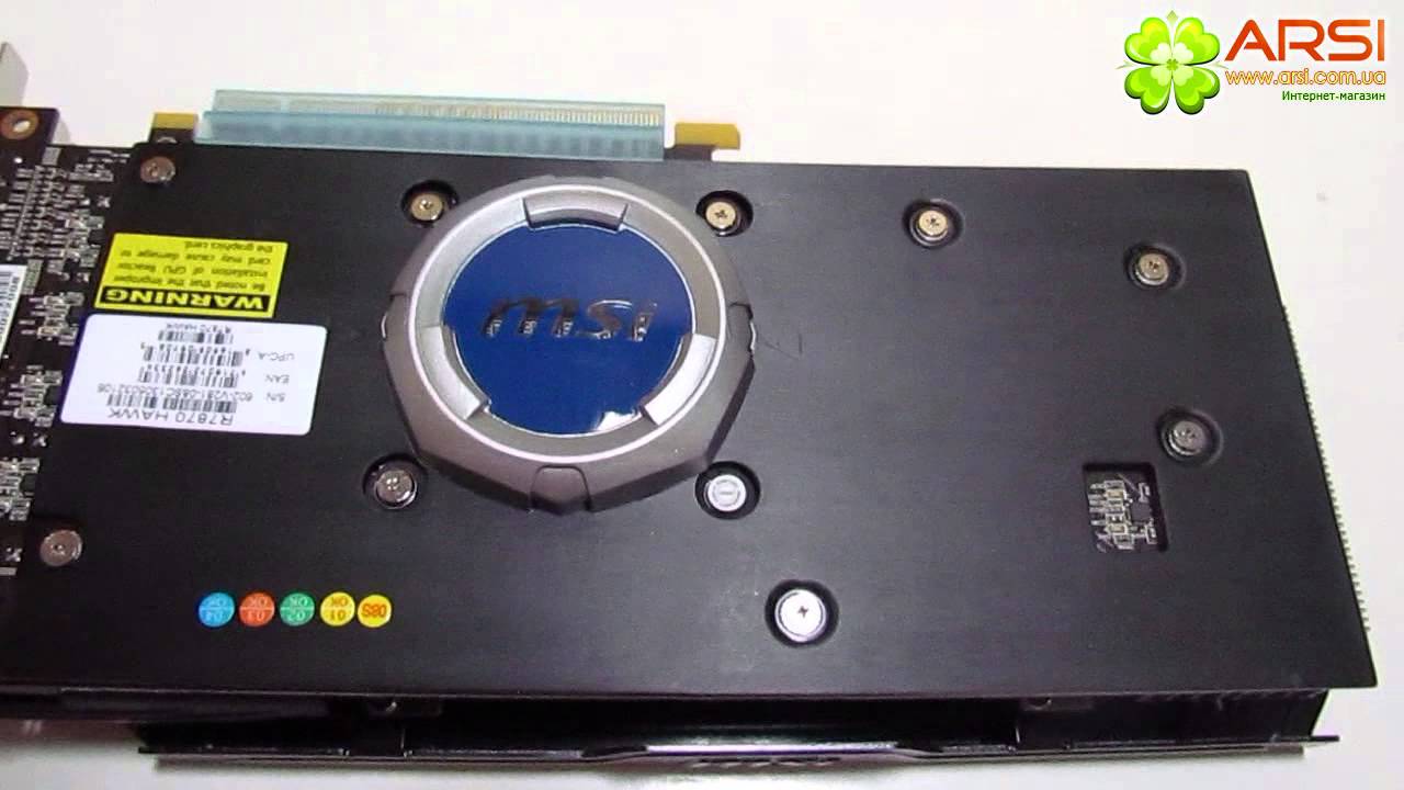 Видеокарта MSI Radeon HD7870 Hawk обзор / review