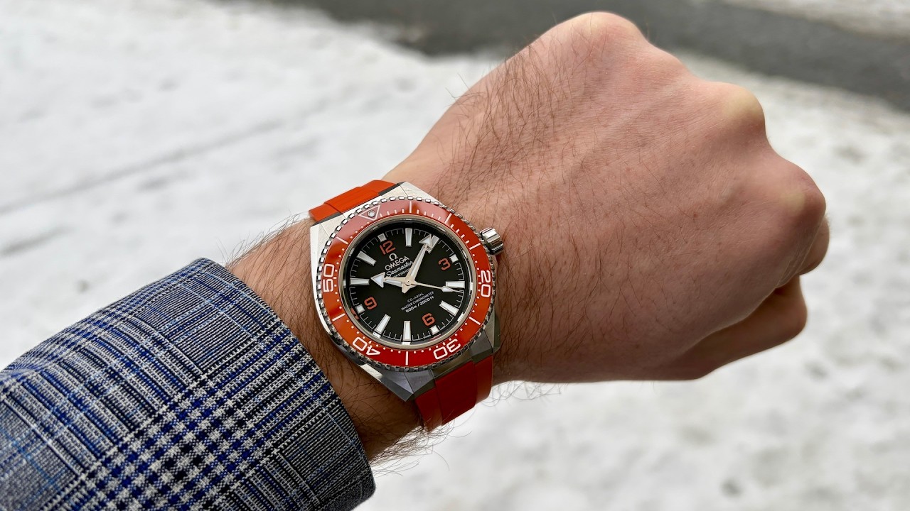 NEW Omega Seamaster Planet Ocean 600M 42 mm orange