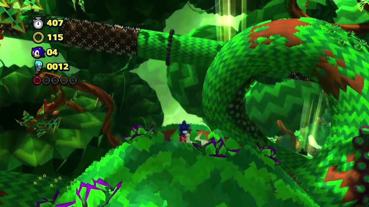 Sonic Lost World Video Demonstration (Over 18 Minutes of Gameplay)
